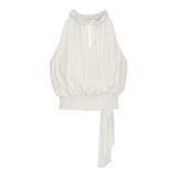 Fun & Fun Camicia Giromanica Tinta Unita per Bambina FNCJSH01080 BIANCO FUN & FUN 