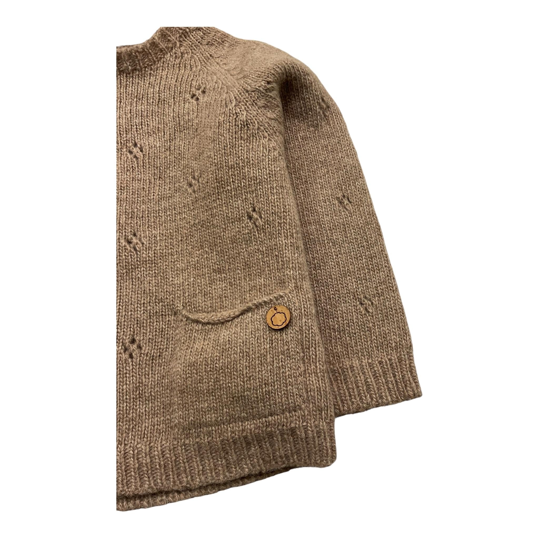 WEDOBLE maglia tinta unita con trafori Fango per Neonato I2406301 FANGO WEDOBLE 