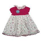 Juliana Abito Bicolore Mezza Manica Bianco per Neonata 25119 BIANCO JULIANA 