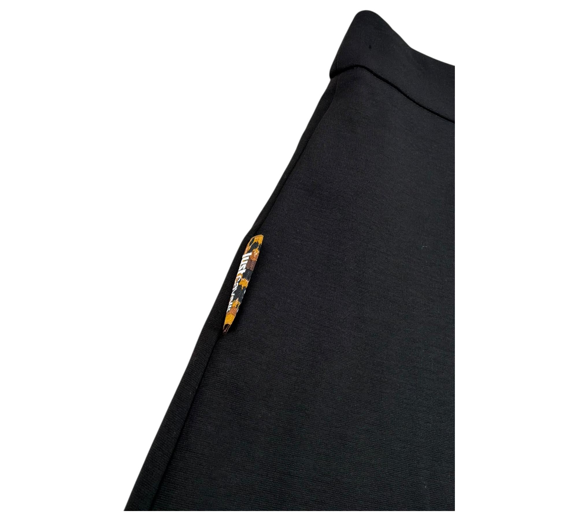 Just Cavalli Gonna Tinta Unita con Logo per Bambina JGP26173GO NERO JUST CAVALLI 