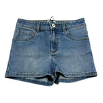 Moschino Short In Denim Tinta Unita per Bambina HDQO1X BLU MOSCHINO 