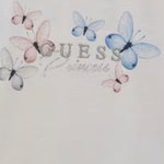 Guess T-Shirt Girocollo Tinta Unita con Logo per Neonata K5RI27K6YW0 BIANCO GUESS 