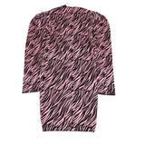 MARC ELLIS abiti manica lunga fantasia zebrata in ciniglia Rosa per Bambina JMJDR002733X ROSA MARC ELLIS 