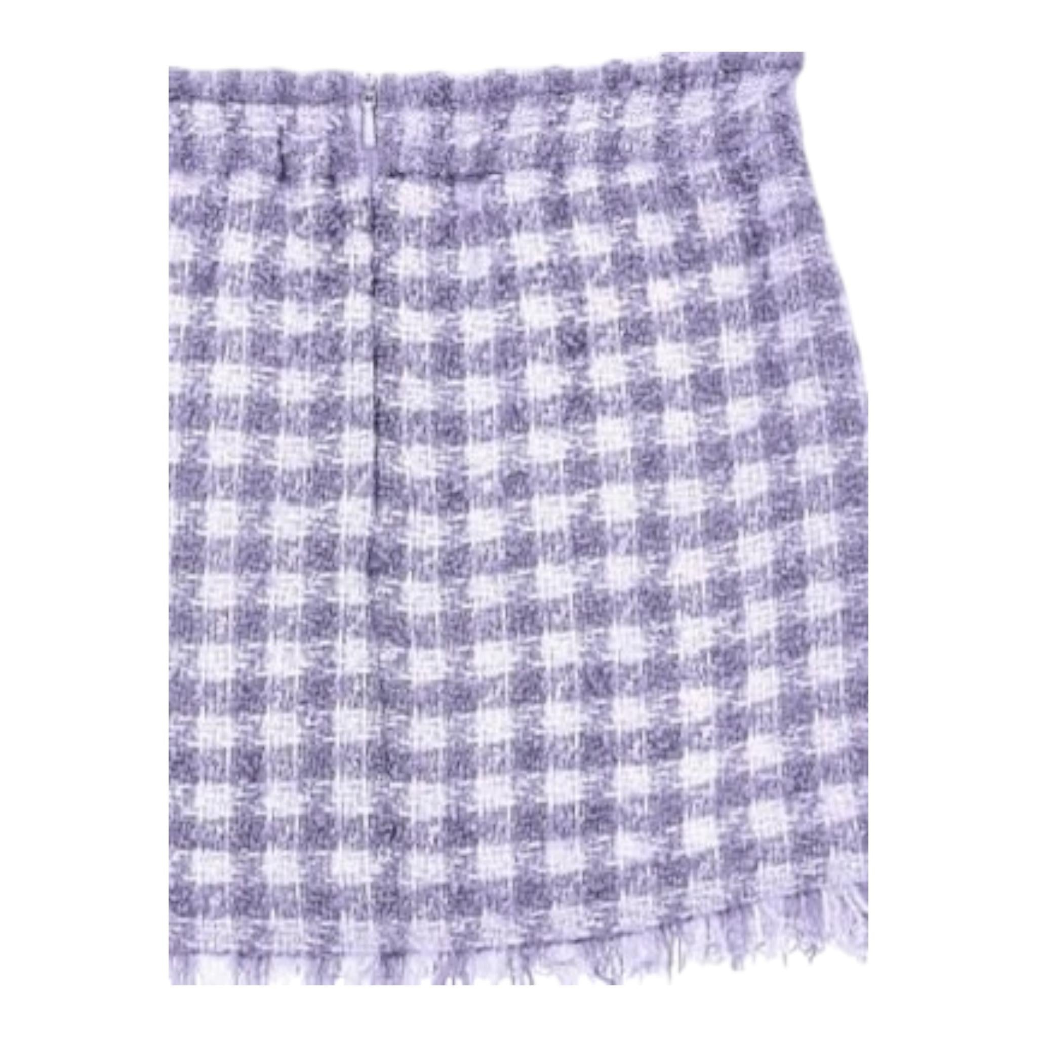 Monnalisa Gonna Tinta Unita con Microfantasia per Neonata 11C706N LILLA MONNALISA 