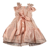 Miss Grant Abito tinta unita con Stampa Pesca per Neonata MG1226N PESCA MISS GRANT 