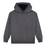 DKNY felpa chiusa con cappuccio tinta unita Grigio per Bambino D60207 GRIGIO DKNY 