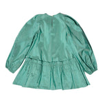 DOU DOU abito manica lunga tinta unita Verde acqua per Bambina DV1B00 VERDE ACQUA DOU DOU 