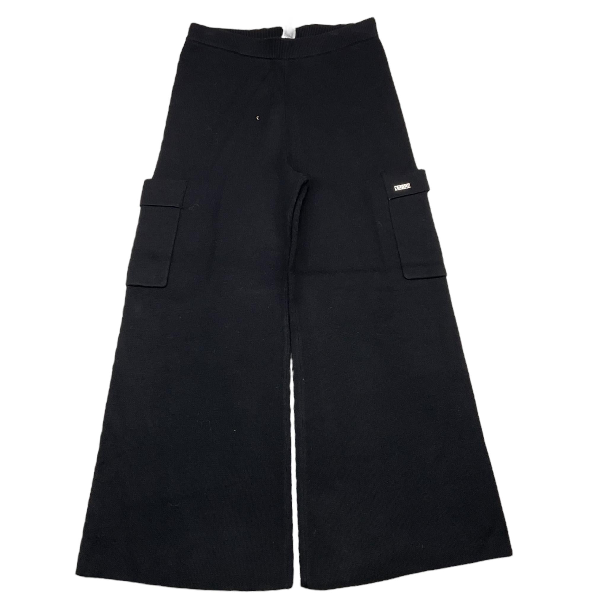 LIU JO pantalone modello palazzo tinta unita Nero per Bambina GF4141 NERO LIU JO 