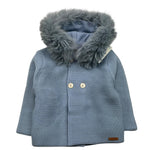 MAC ILUSIO'N cardigan tinta unita con cappuccio Azzurro per Neonata 9498H AZZURRO MAC ILUSIO'N 