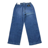 Replay Jeans Tinta Unita con Elastico In Vita per Bambino SB9104 BLU REPLAY 