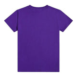 Juicy Couture T-Shirt Girocollo Tinta Unita con Brillantini per Bambina JBX6409 VIOLA JUICY COUTURE 