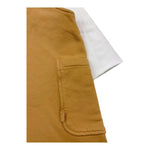 TEDDY E MINOU completo 2 pezzi shirt-salopette Bianco per Neonato I24CP059M7015X BIANCO TEDDY E MINOU 