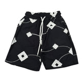 Never Too Bermuda tinta unita con Stampa Nero per Bambino NT2269R NERO NEVER TOO 