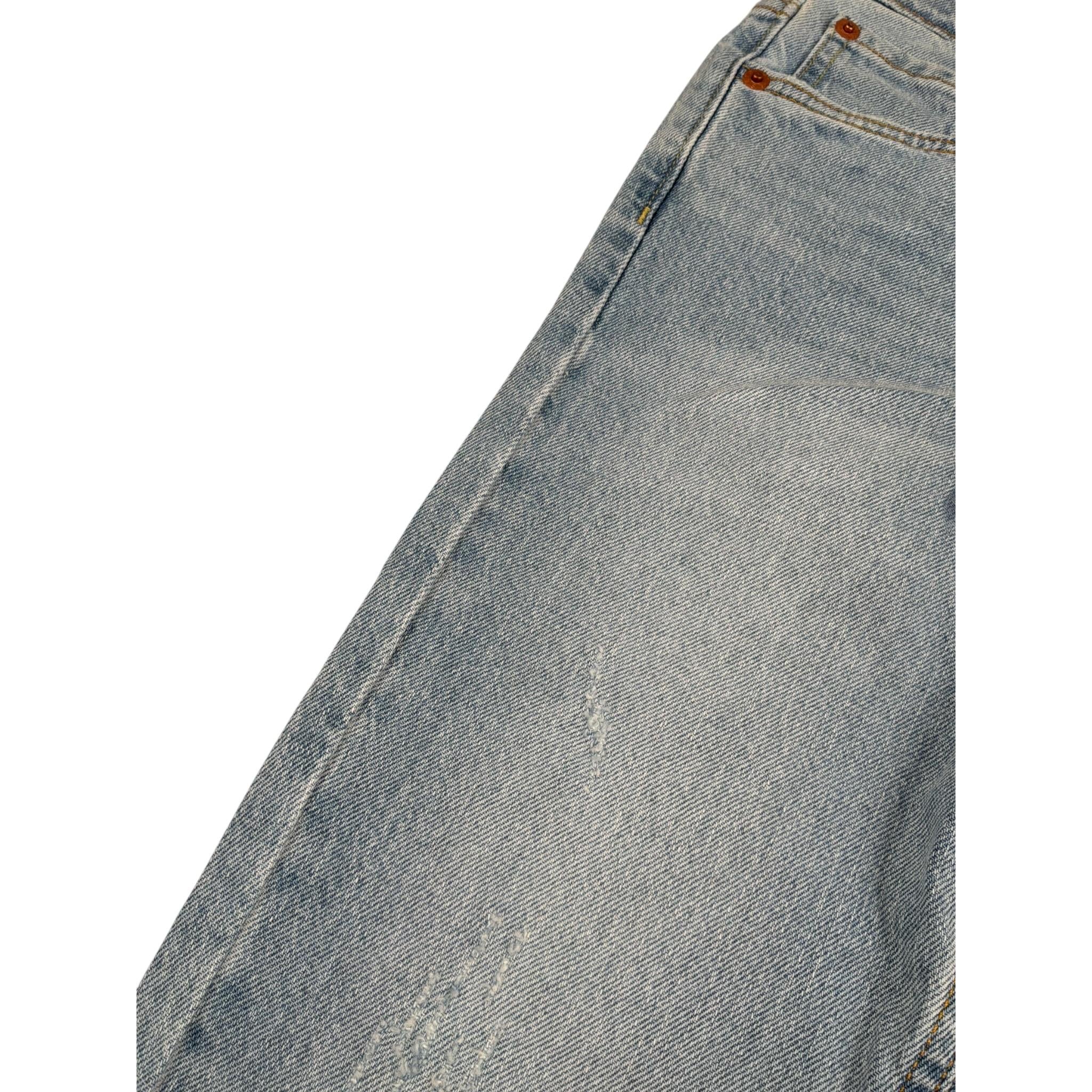 Levi'S Jeans tinta unita con Girovita Regolabile Azzurro per Bambino 9EL207 AZZURRO LEVI'S 