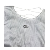 Liu Jo Abito Mezza Manica Tinta Unita per Bambina GA5039X ARGENTO LIU JO 