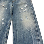 John Richmond Jeans Tinta Unita con Strappi per Bambina RGP26221JE AZZURRO JOHN RICHMOND 