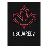 Dsquared2 T-Shirt Girocollo Tinta Unita con Stampa per Bambino DQ2770 NERO DSQUARED2 