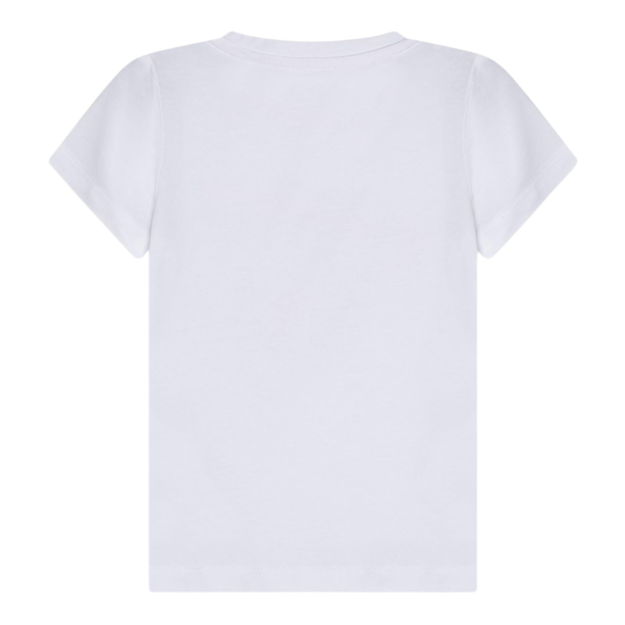 Guess T-Shirt Girocollo Tinta Unita con Logo per Neonata K5RI00K6YW4NXXX BIANCO GUESS 