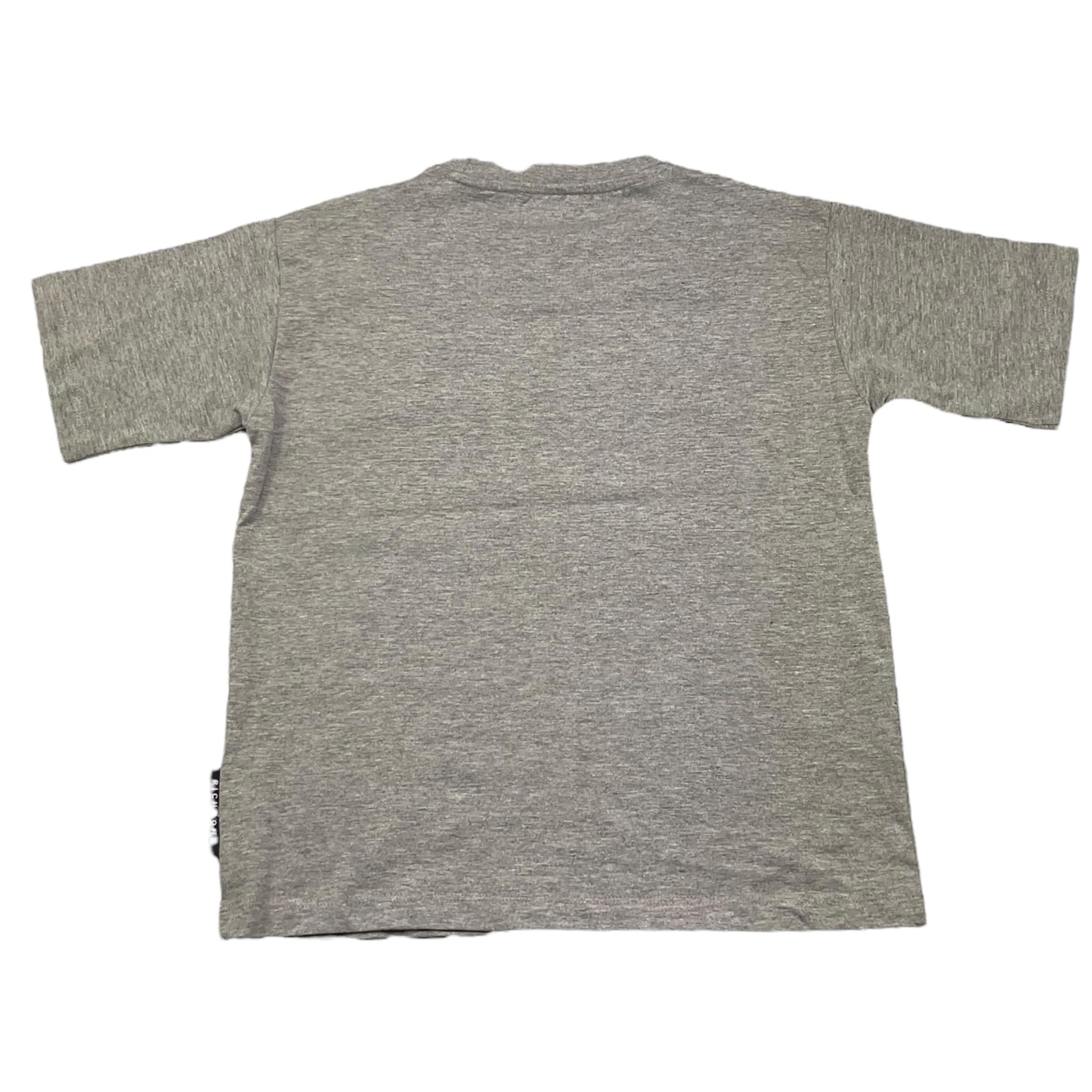 JOHN RICHMOND t-shirt girocollo tinta unita cn stampa in contrasto Grigio per Bambino RGA25038TS GRIGIO JOHN RICHMOND 