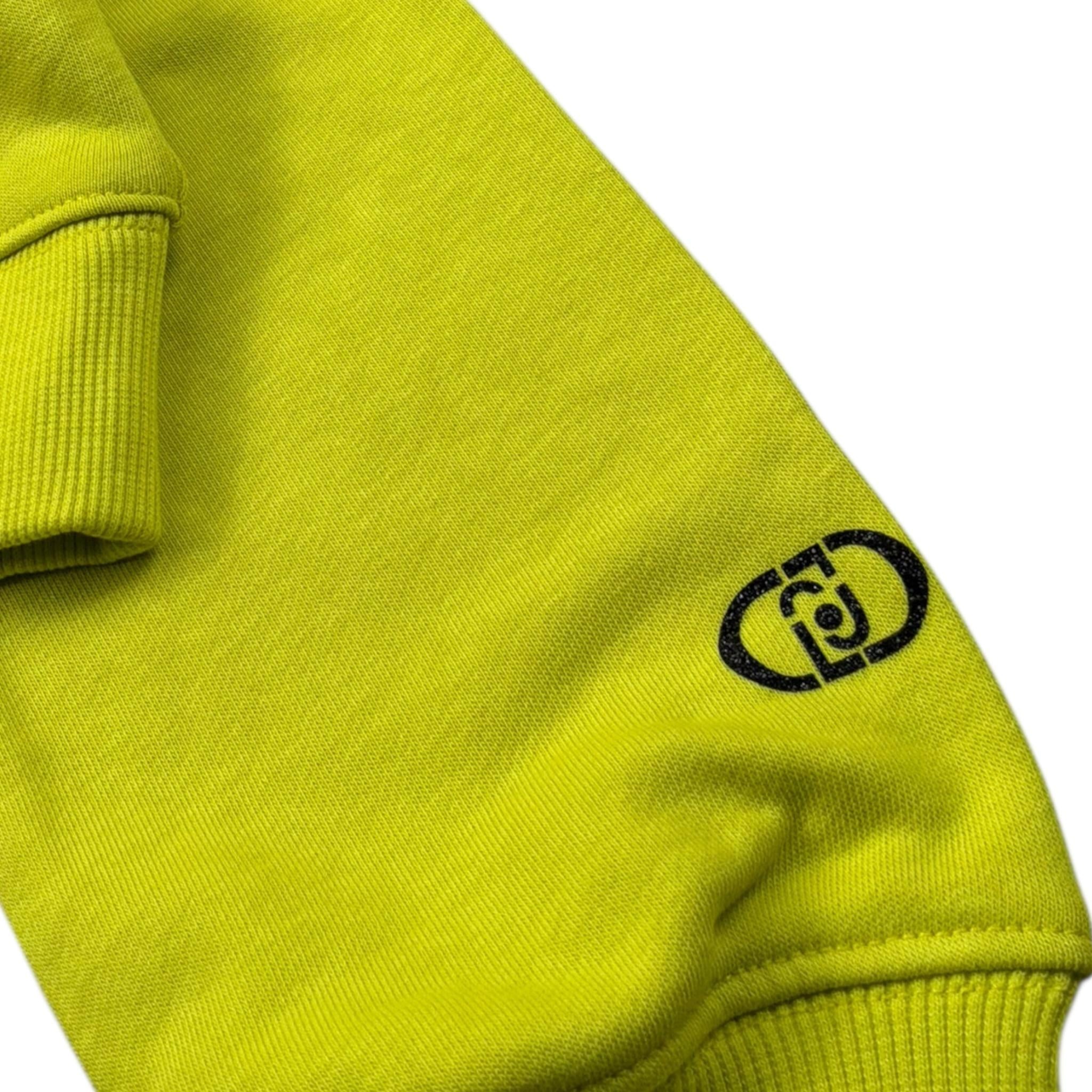 Patrizia Pepe Felpa Girocollo Tinta Unita per Bambina GA5009 GIALLO PATRIZIA PEPE 