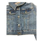 Liu Jo Giubbino In Denim Tinta Unita per Neonata KA5066N BLU LIU JO 