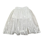 Illiana Short Tinta Unita con Tulle per Bambina 555 BIANCO ILLIANA 