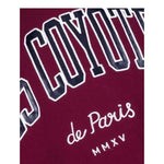 LES COYOTES DE PARIS felpa tinta unita girocollo con stampa Bordeaux per Bambina 12221106 BORDEAUX LES COYOTES DE PARIS 