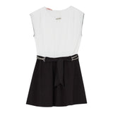 Liu Jo Abito Bicolore Giromanica per Bambina GA5060 BIANCO/NERO LIU JO 