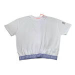 Suns  T-Shirt Tinta Unita con Elastico per Bambina TSS5106D BIANCO SUNS 