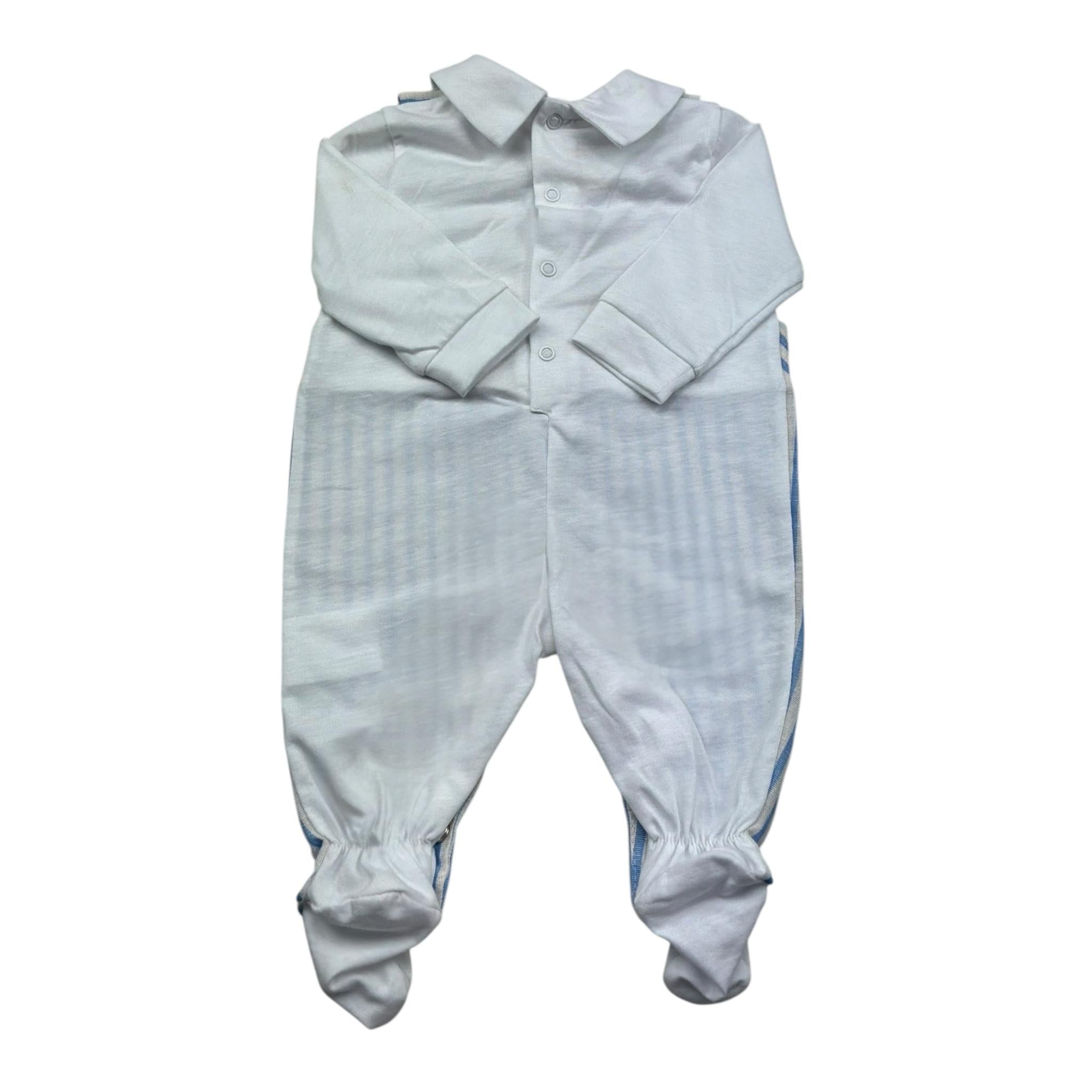 Isabel & Martinez Tutina Manica Lunga Fantasia A Righe per Neonato IM25N464 BEIGE ISABEL & MARTINEZ 