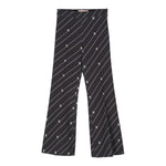 ELISABETTA FRANCHI pantalone tinta unita logato modello a zampa Nero per Bambina EFPA270 NERO ELISABETTA FRANCHI 