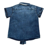 Cesare Paciotti Camicia tinta unita In Denim Blu per Neonato CMP1132B BLU CESARE PACIOTTI 