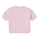 Elisabetta Franchi T-Shirt In Maglia Girocollo Tinta Unita per Bambina EFMA158 ROSA ELISABETTA FRANCHI 