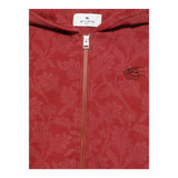 ETRO felpa con zip e cappuccio tinta unita Bordeaux per Bambino GV4P40 BORDEAUX ETRO 