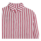 Dou Dou Camicia Tinta Unita con Fantasia A Righe per Bambina DW5P30X BIANCO DOU DOU 