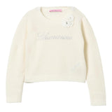 MISS BLUMARINE maglia girocoll tinta unita cn strass Panna per Neonata IF4088MA39PN PANNA MISS BLUMARINE 