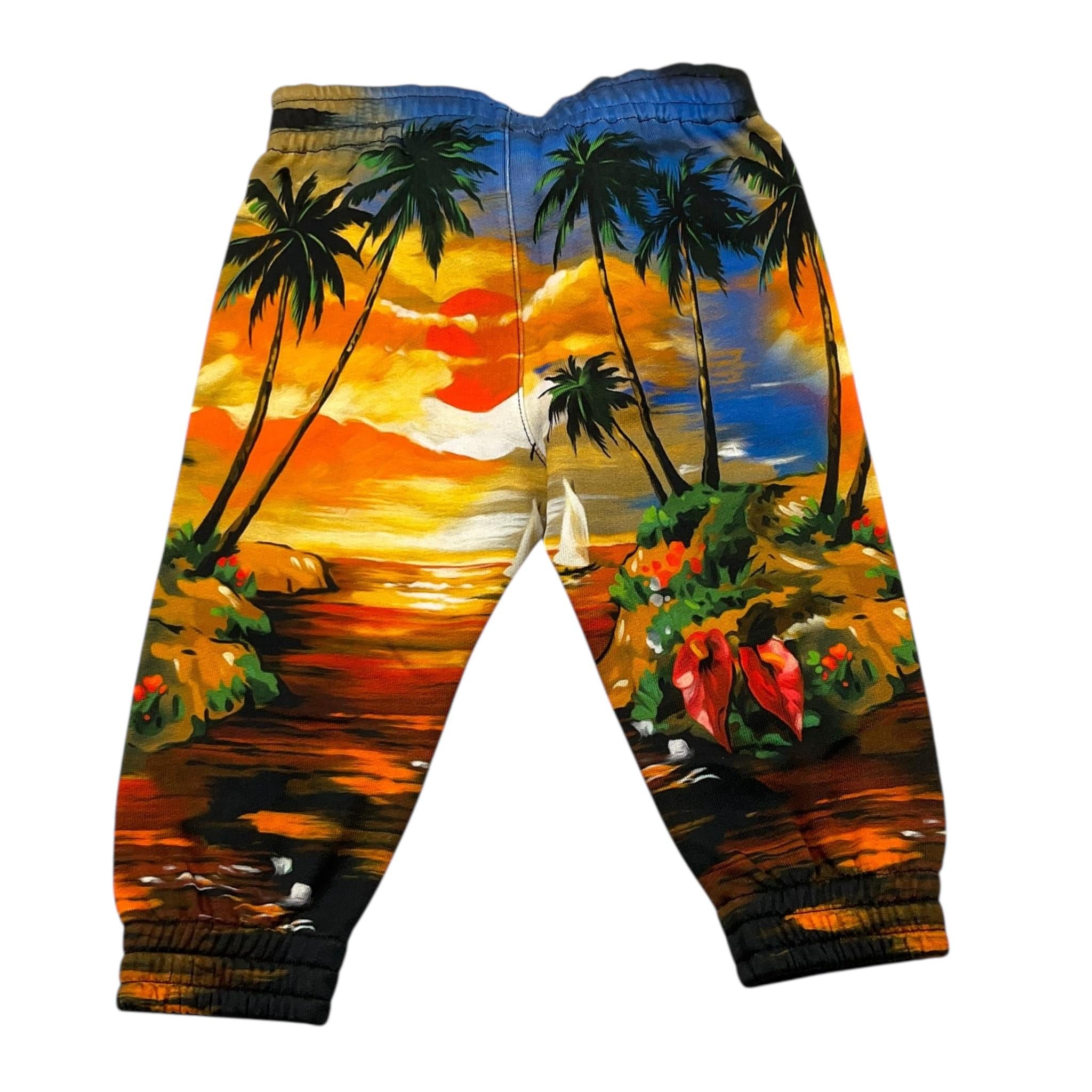 DOLCE & GABBANA pantalone tuta stampa fantasia Multicolor per Neonato L1JPHP MULTICOLOR DOLCE & GABBANA 