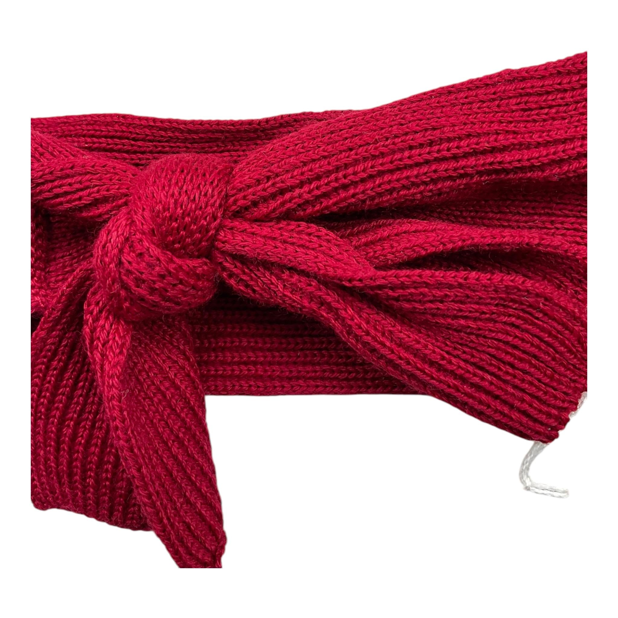 MARLU' fascia tinta unita con ficco Rosso per Neonata IH827FA ROSSO MARLU' 