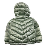 REFRIGUE giubbino tinta unita con cappuccio e stampa logo Verde per Neonata 2881O00003 VERDE REFRIGUE 