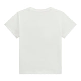 Guess T-Shirt Tinta Unita con Stampa per Neonato N5GI00K8HM4N BIANCO GUESS 