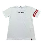 Zu+Elements T-Shirt Girocoll Tinta Unita con Logo per Bambino ZU316 BIANCO ZU+ELEMENTS 