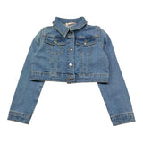 Liu Jo Giubbino In Denim Tinta Unita per Neonata KA5066N BLU LIU JO 