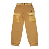 MOSCHINO pantalone tinta unita con girovita regolabile Cammello per Bambino HUP08M CAMMELLO MOSCHINO 