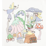 Stella Mccartney T-Shirt Girocollo Tinta Unita con Stampa per Neonata TW8A11N BIANCO STELLA McCARTNEY 