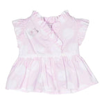 Monnalisa Camicia Mezza Manica Tina Unita per Neonata 31A301 BIANCO MONNALISA 