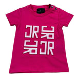 John Richmond T-Shirt Girocollo Tinta Unita con Logo per Neonata RIP26026TS FUXIA JOHN RICHMOND 