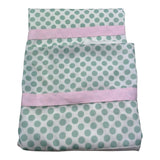 I Delfi Coperta Tinta Unita Fantasia Pois E Ricami per Neonata 25P5145 BIANCO I DELFI 