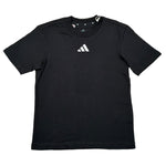 Adidas T-Shirt Girocollo Tinta Unita con Logo per Bambino JC9776 NERO Adidas 