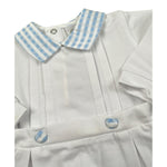 Marlu' Tutina Tinta Unita con Applicazioni per Neonato EC6514 BIANCO MARLU' 