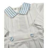 Marlu' Tutina Tinta Unita con Applicazioni per Neonato EC6514 BIANCO MARLU' 